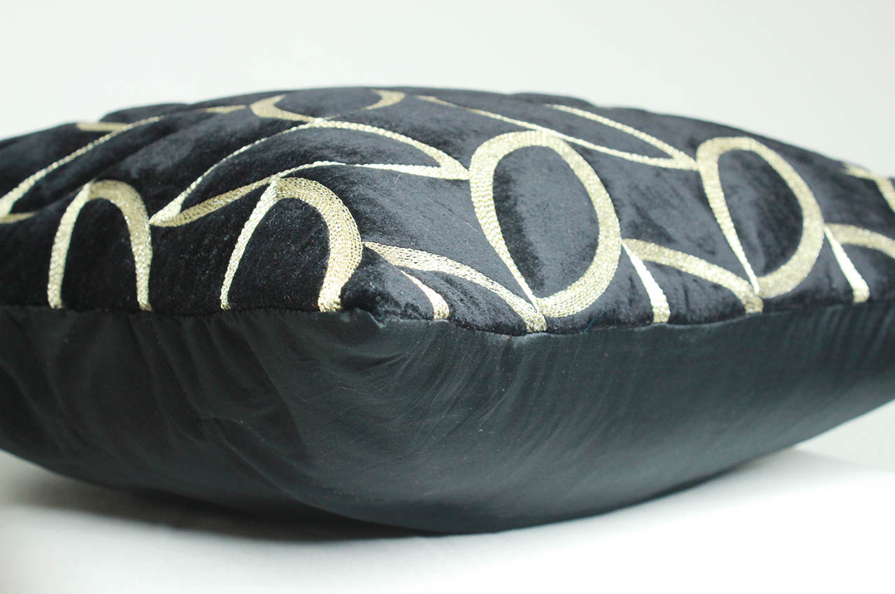Ellipse Cushion Cover (16*16 Inches)  Set of 2 Pc